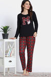 Zivame Mickey Mania Knit Poly Pyjama Set - Rio Red — thumbnail 2